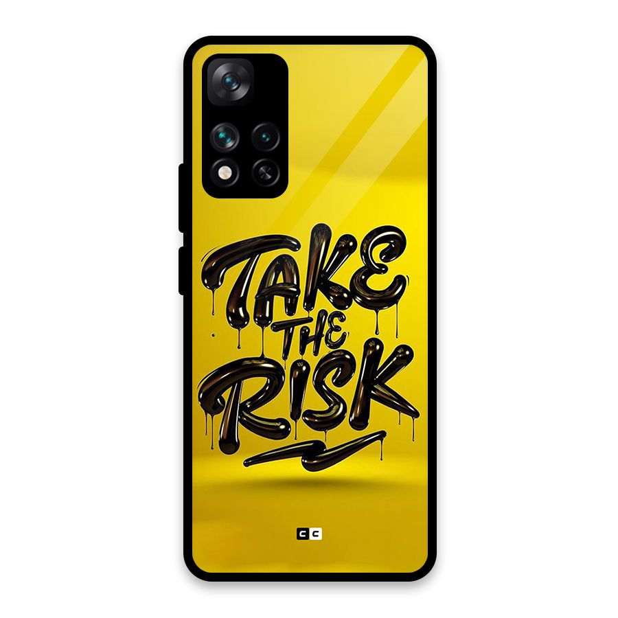Take The Risk Glass Back Case for Xiaomi 11i HyperCharge 5G