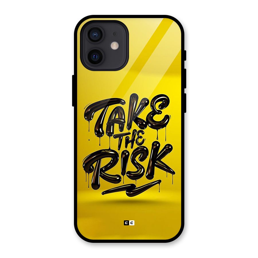 Take The Risk Glass Back Case for iPhone 12