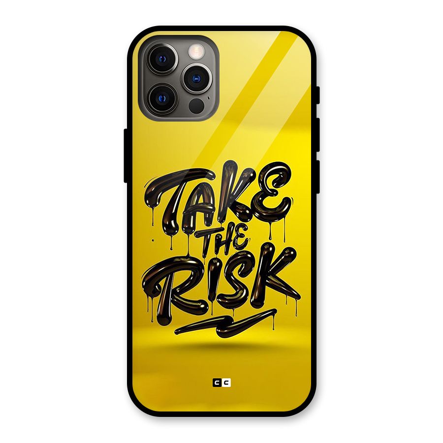 Take The Risk Glass Back Case for iPhone 12 Pro
