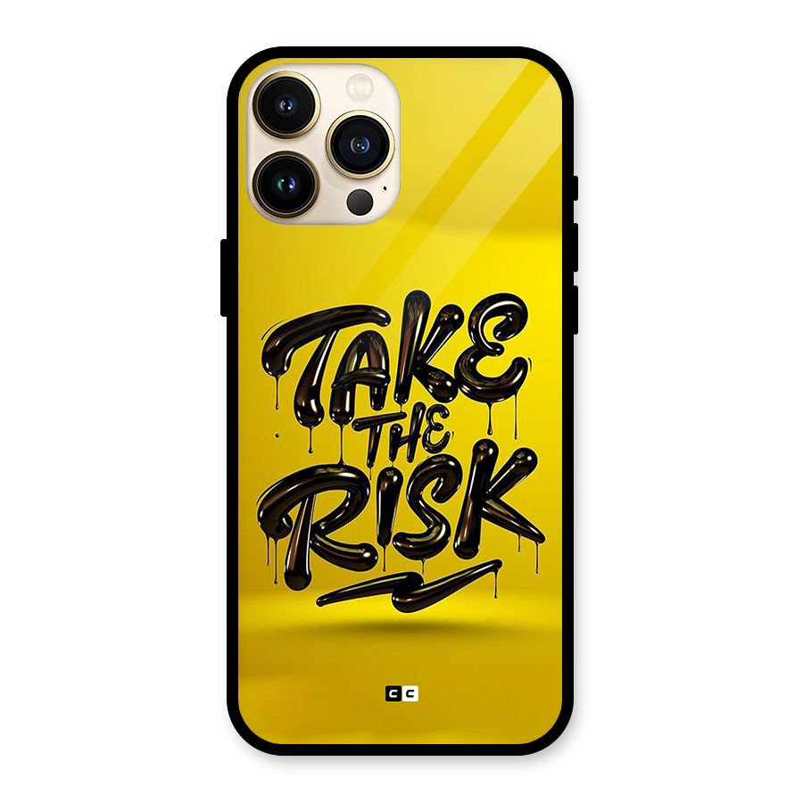 Take The Risk Glass Back Case for iPhone 13 Pro Max