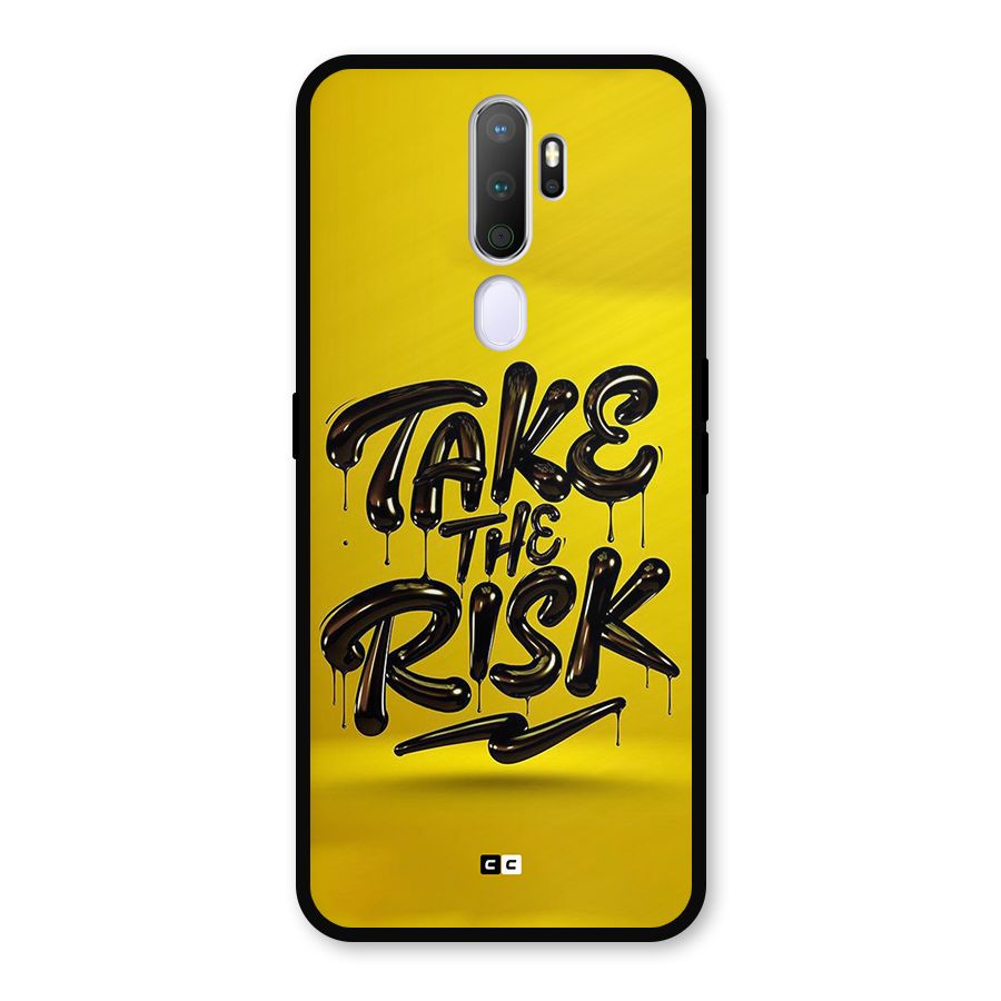 Take The Risk Metal Back Case for Oppo A5 (2020)