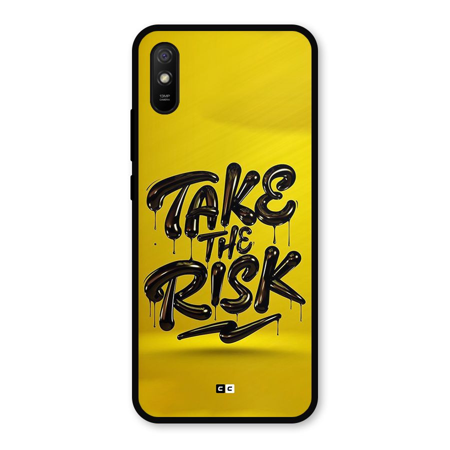Take The Risk Metal Back Case for Redmi 9i