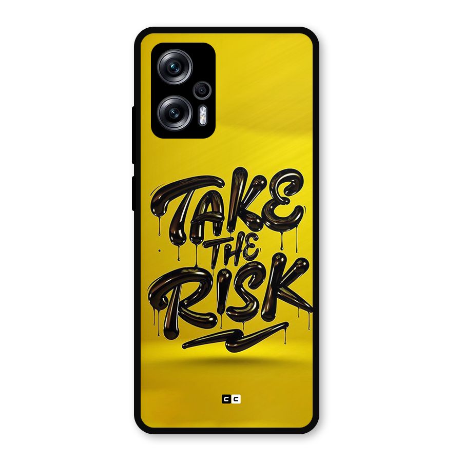 Take The Risk Metal Back Case for Redmi K50i