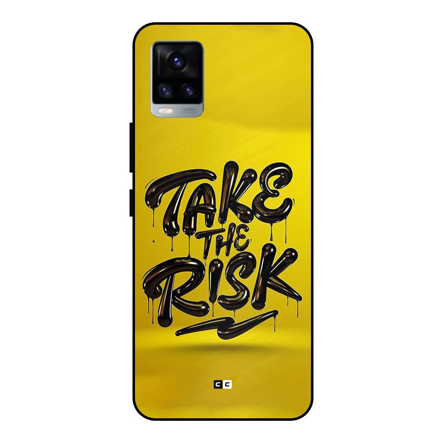 Take The Risk Metal Back Case for Vivo V20 2021