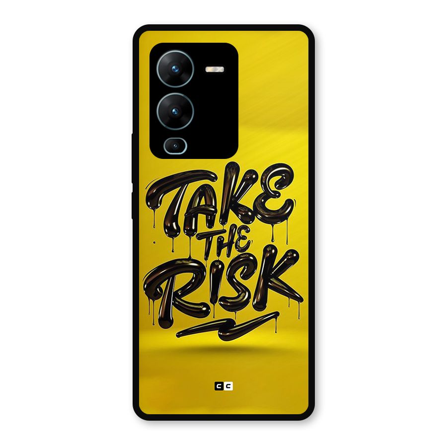 Take The Risk Metal Back Case for Vivo V25 Pro