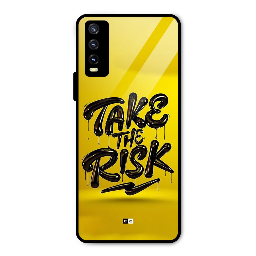 Take The Risk Metal Back Case for Vivo Y20g