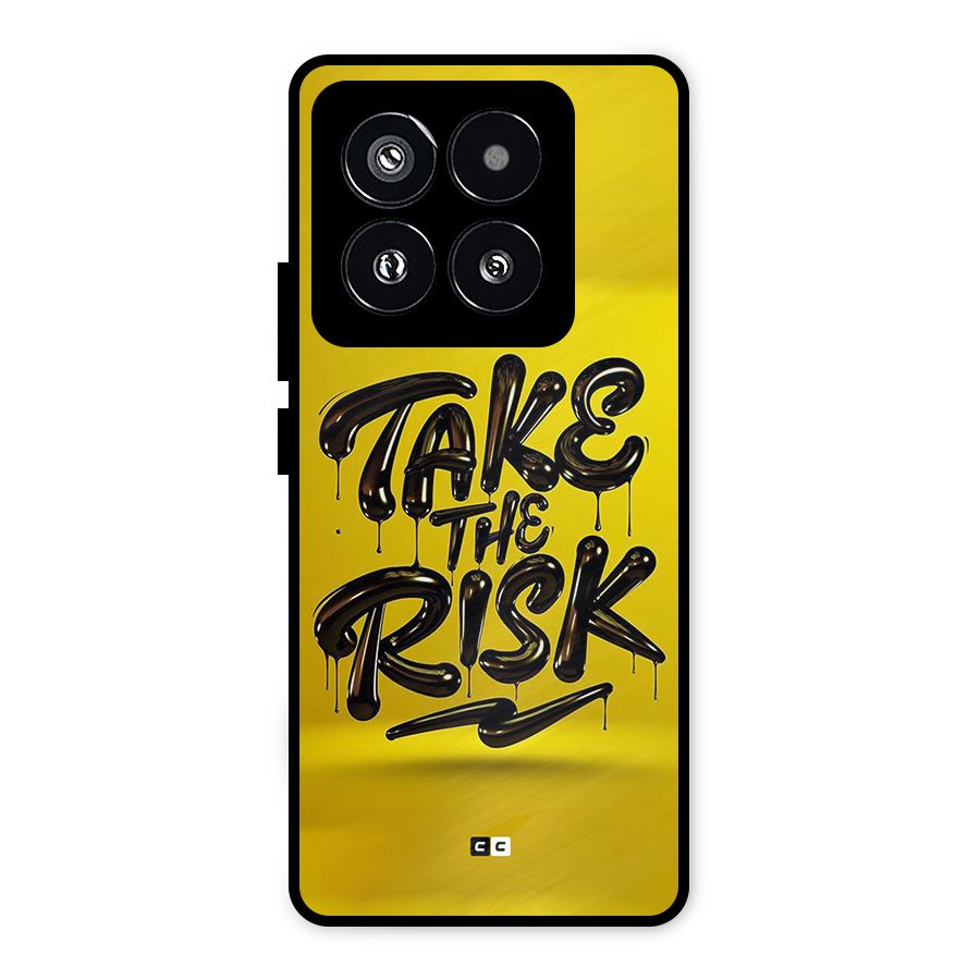 Take The Risk Metal Back Case for Xiaomi 14 Pro