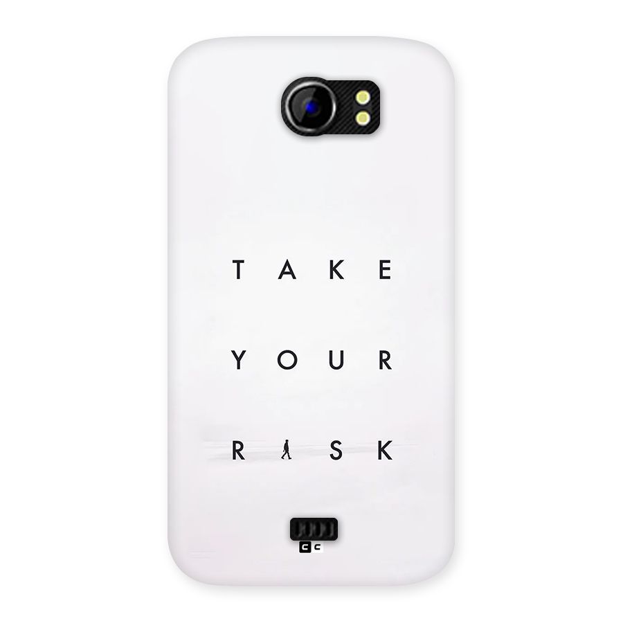 Take Your Risk Back Case for Canvas 2 A110
