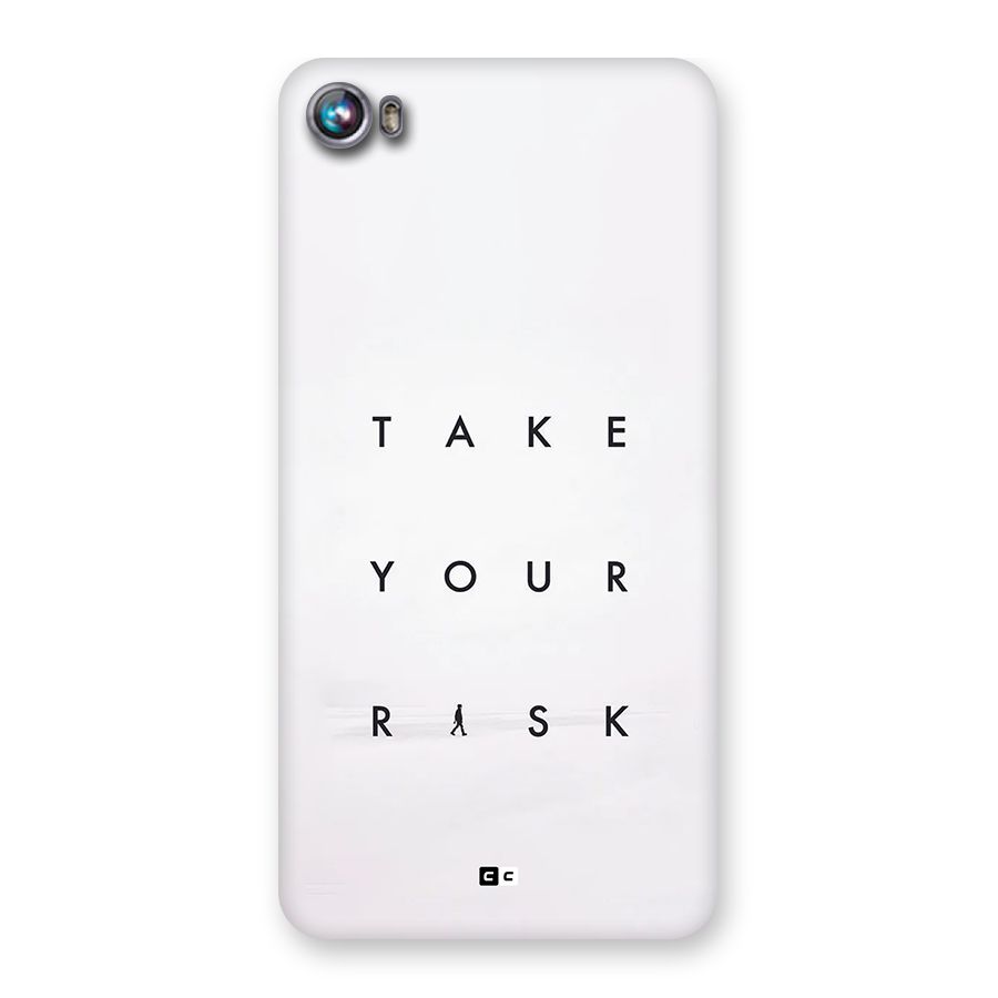 Take Your Risk Back Case for Canvas Fire 4 (A107)