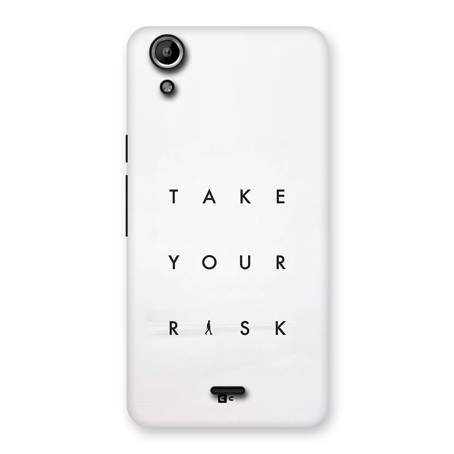 Take Your Risk Back Case for Canvas Selfie Lens Q345