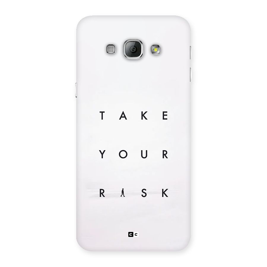 Take Your Risk Back Case for Galaxy A8