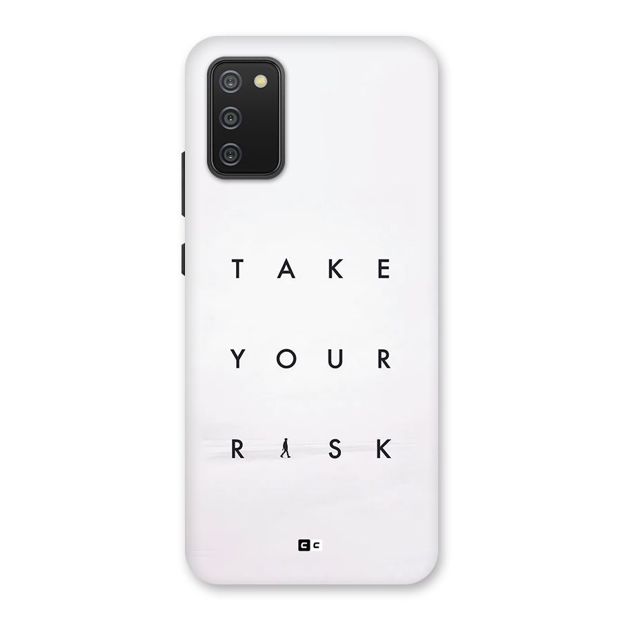 Take Your Risk Back Case for Galaxy M02s