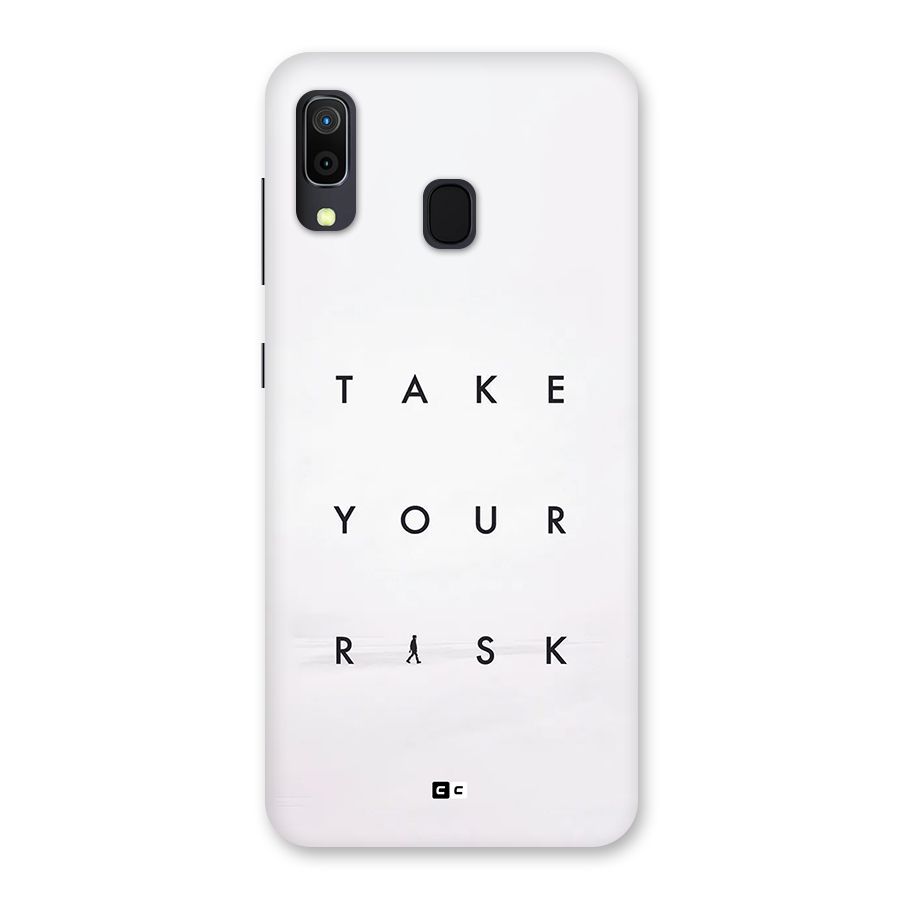 Take Your Risk Back Case for Galaxy M10s