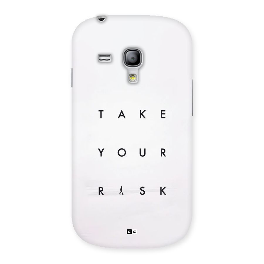 Take Your Risk Back Case for Galaxy S3 Mini