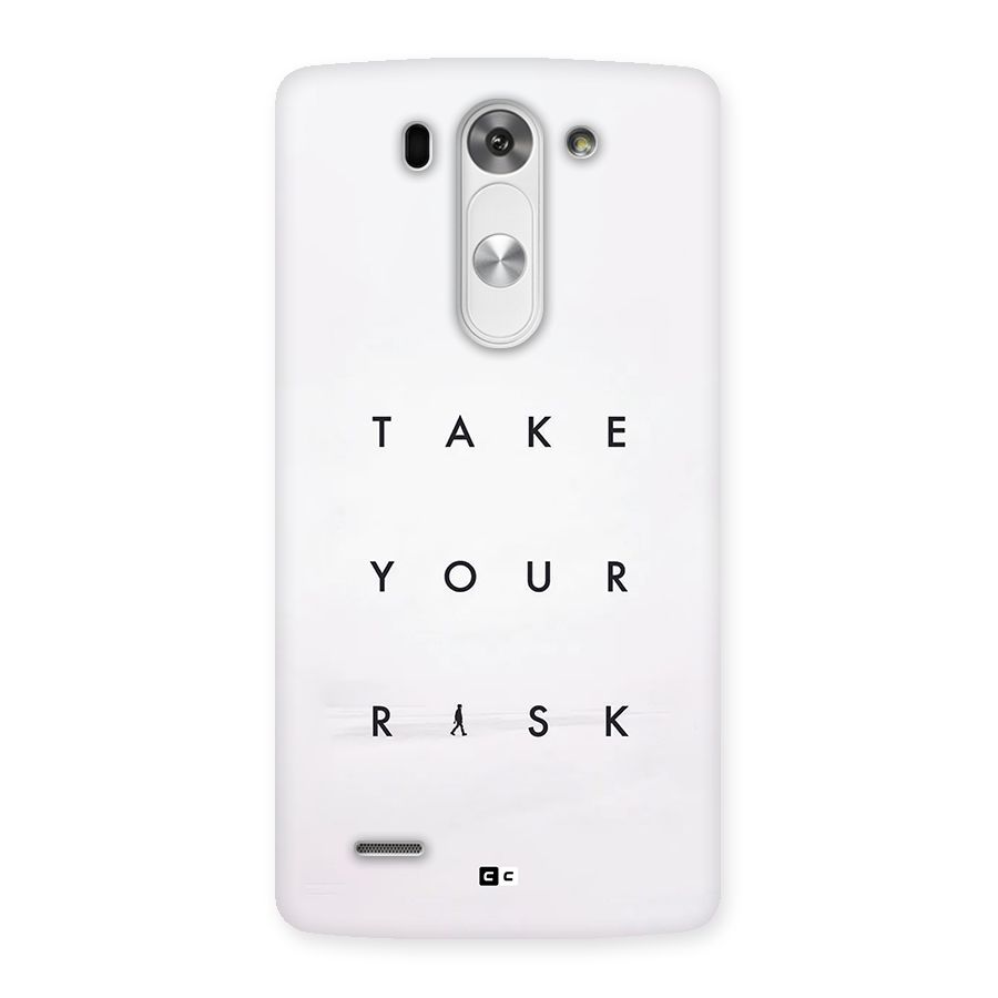 Take Your Risk Back Case for LG G3 Beat