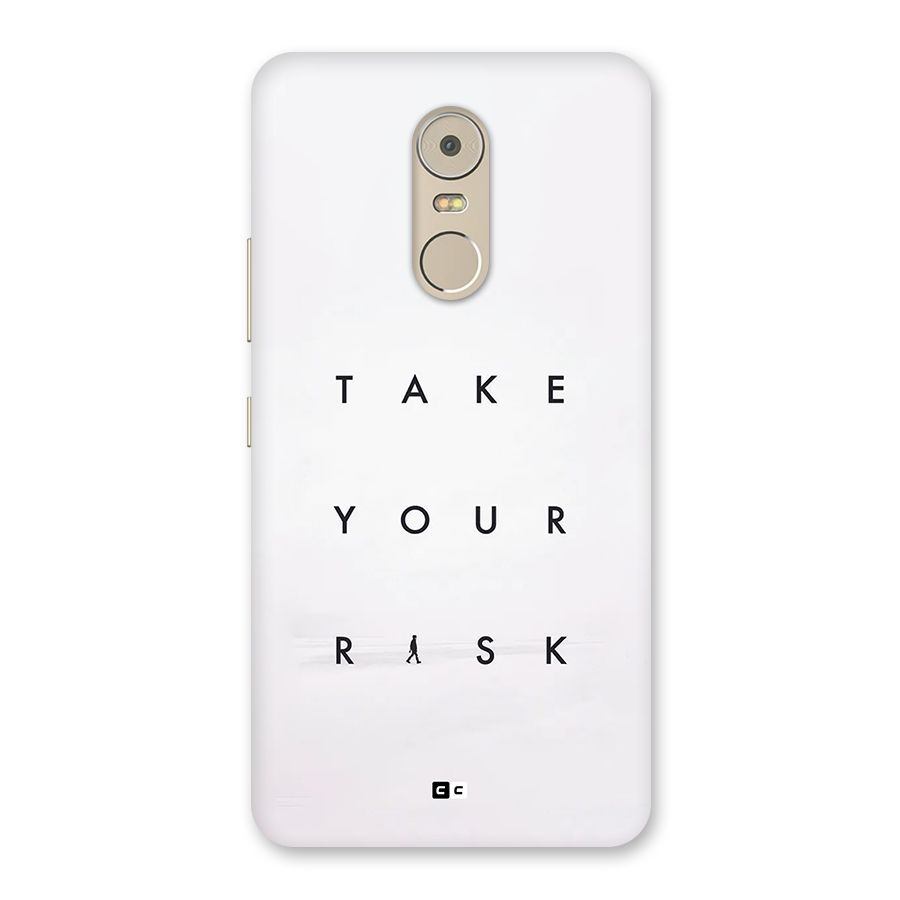 Take Your Risk Back Case for Lenovo K6 Note
