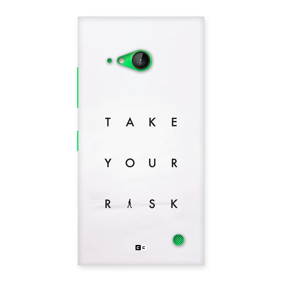 Take Your Risk Back Case for Lumia 730