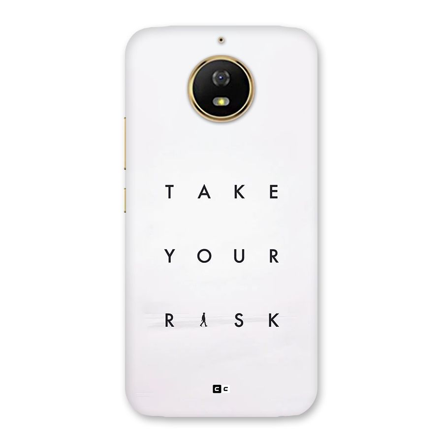Take Your Risk Back Case for Moto G5s