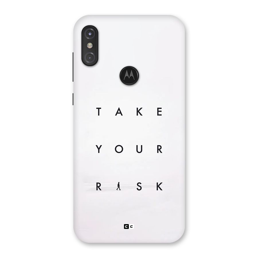 Take Your Risk Back Case for Motorola One Power