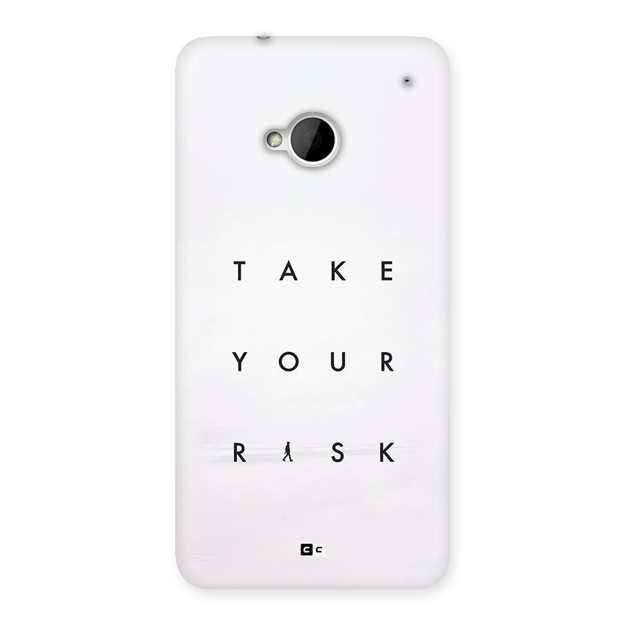 Take Your Risk Back Case for One M7 (Single Sim)