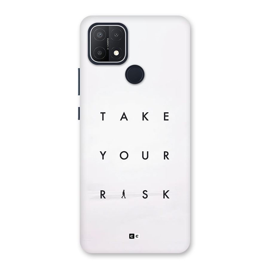 Take Your Risk Back Case for Oppo A15s