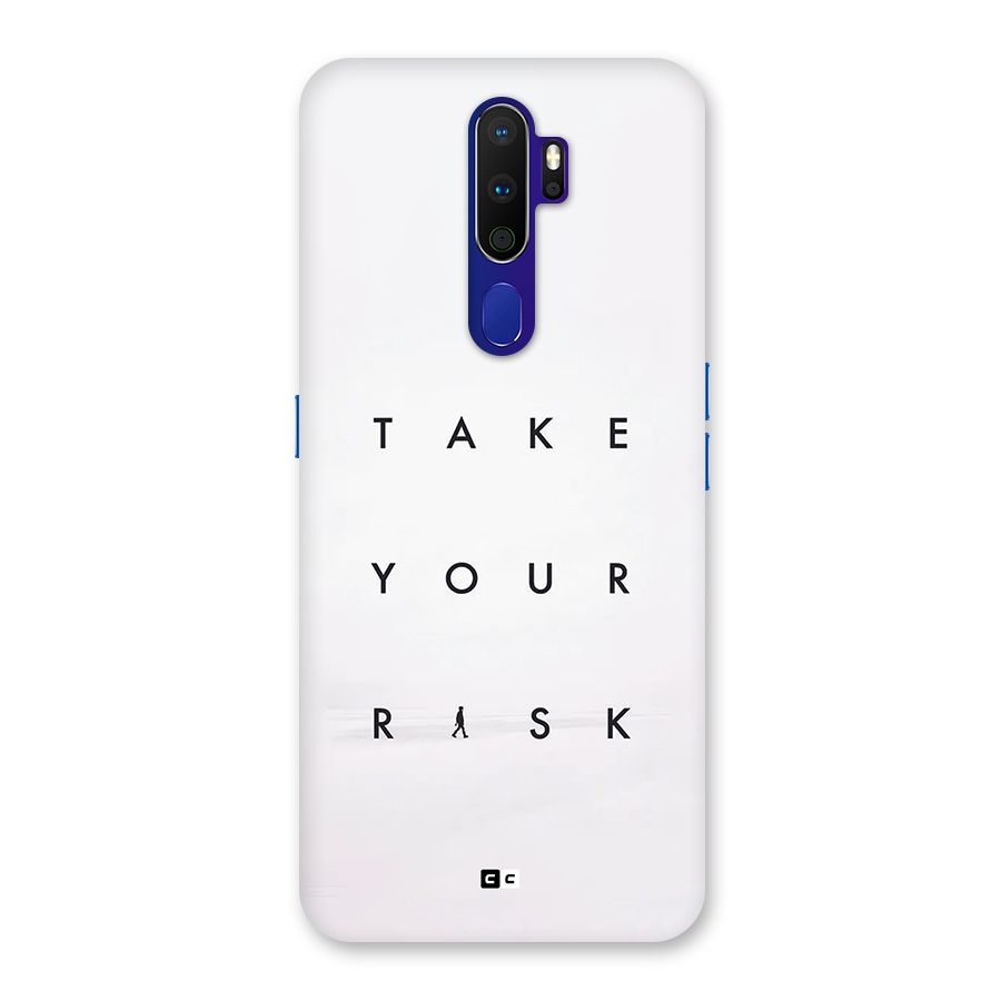 Take Your Risk Back Case for Oppo A9 (2020)