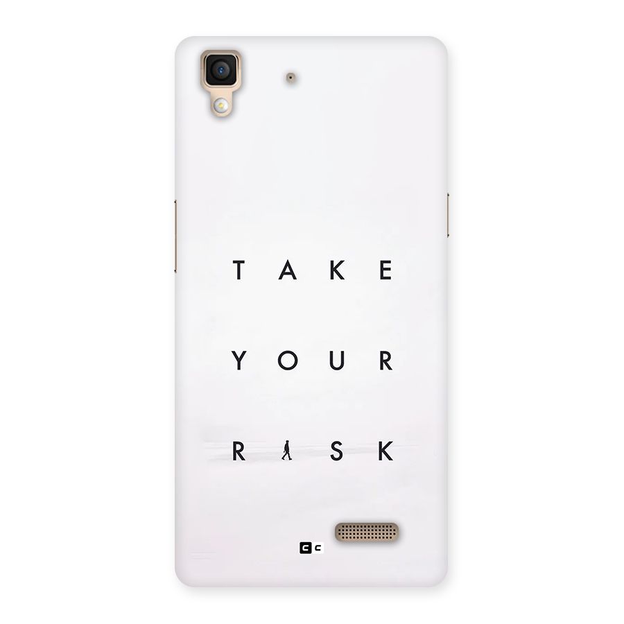 Take Your Risk Back Case for Oppo R7