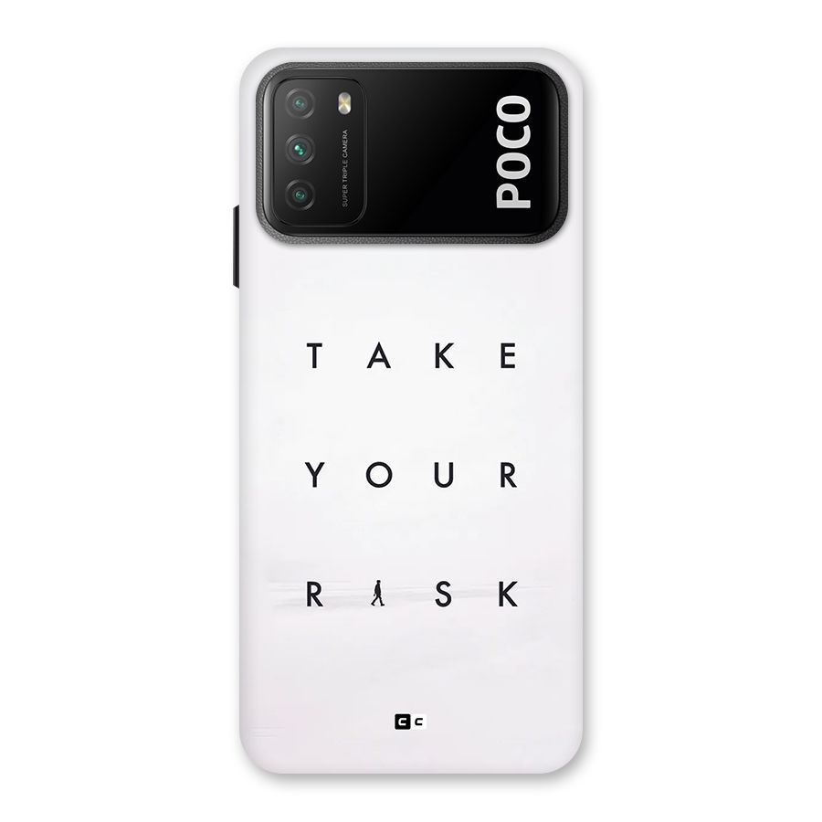 Take Your Risk Back Case for Poco M3