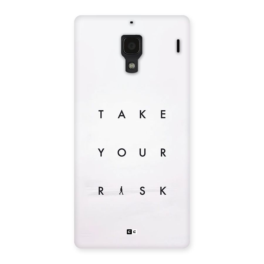 Take Your Risk Back Case for Redmi 1s