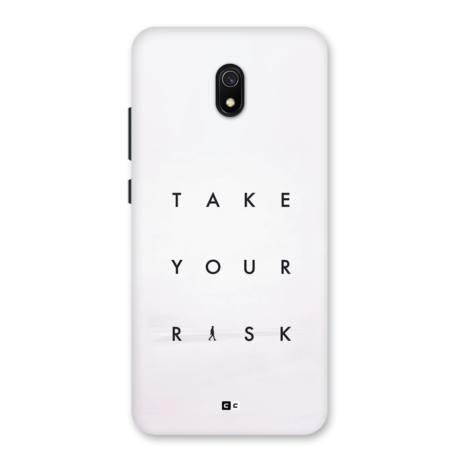 Take Your Risk Back Case for Redmi 8A