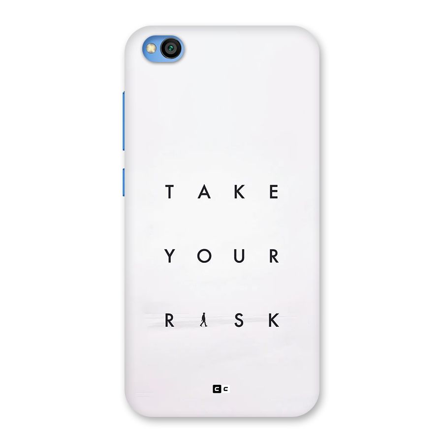 Take Your Risk Back Case for Redmi Go