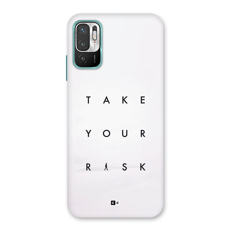 Take Your Risk Back Case for Redmi Note 10T 5G