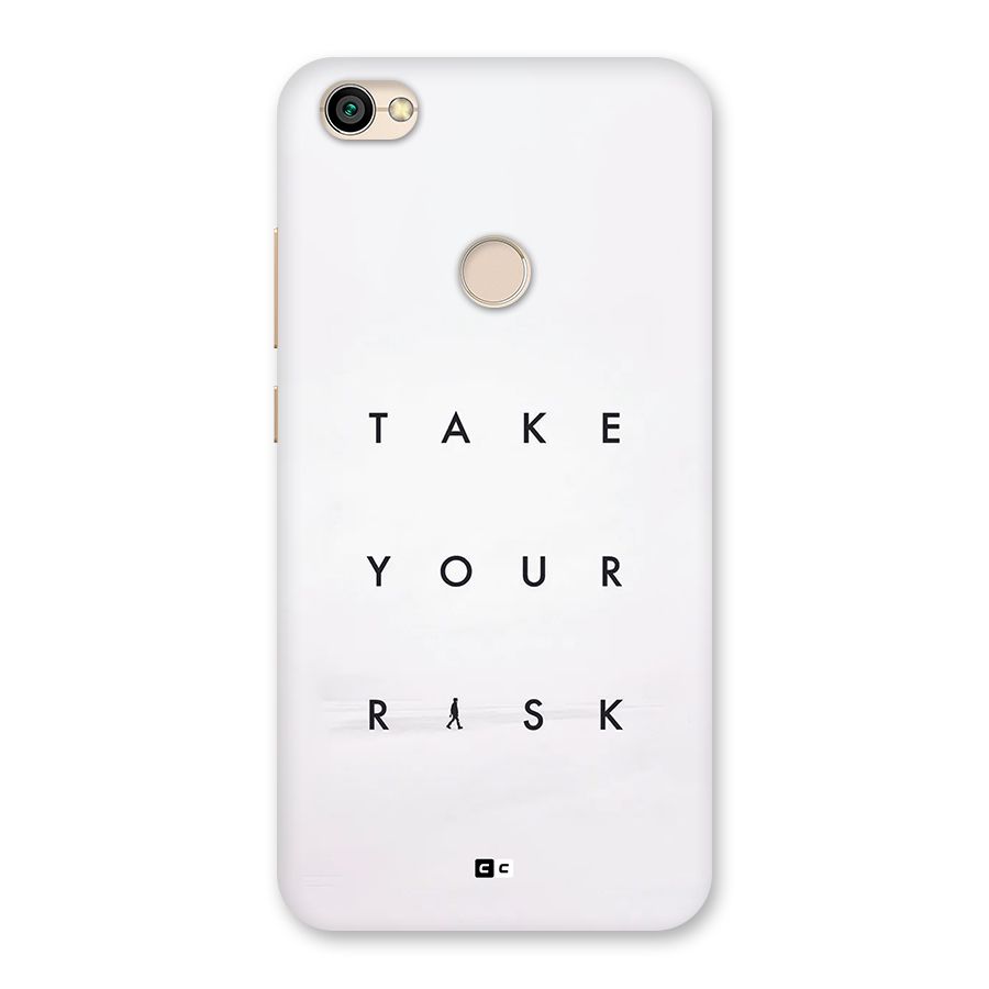 Take Your Risk Back Case for Redmi Y1 2017