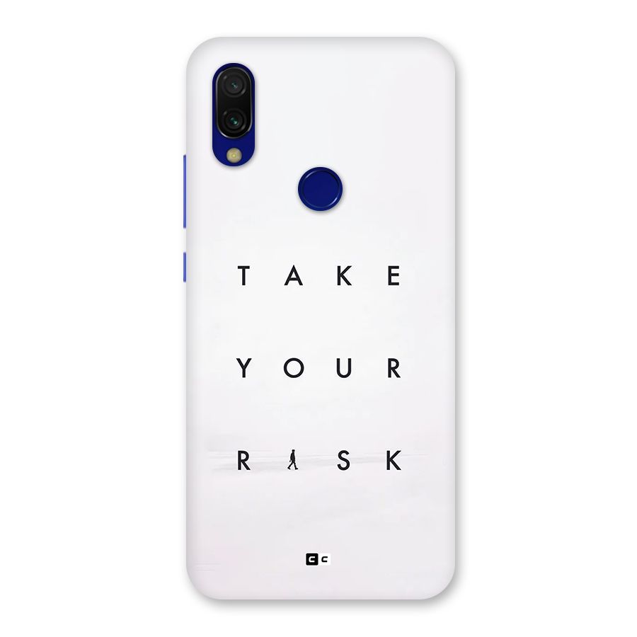 Take Your Risk Back Case for Redmi Y3