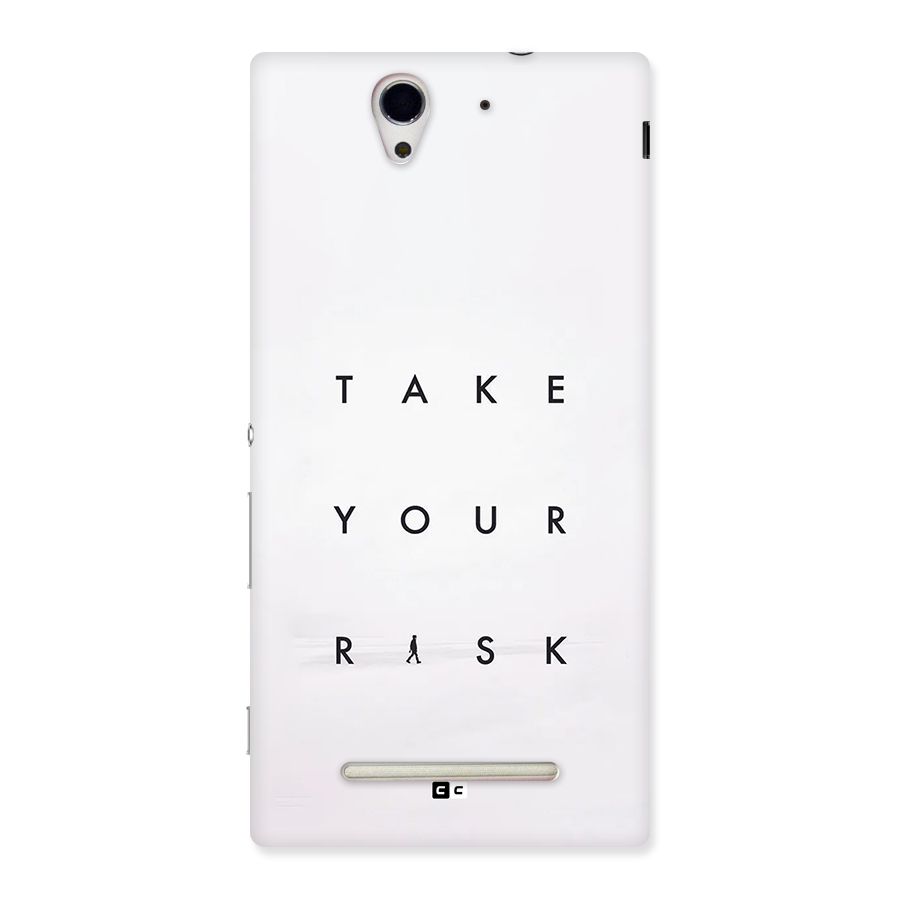 Take Your Risk Back Case for Xperia C3