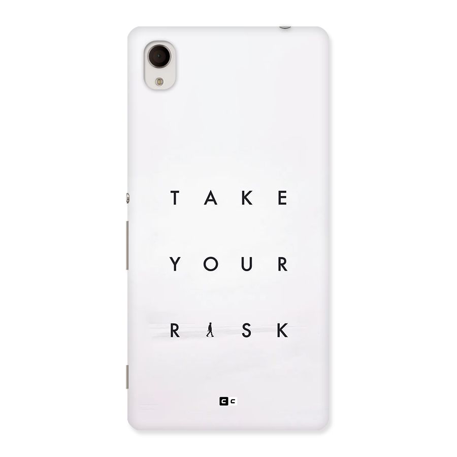 Take Your Risk Back Case for Xperia M4