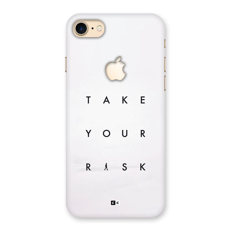 Take Your Risk Back Case for iPhone 7 Apple Cut