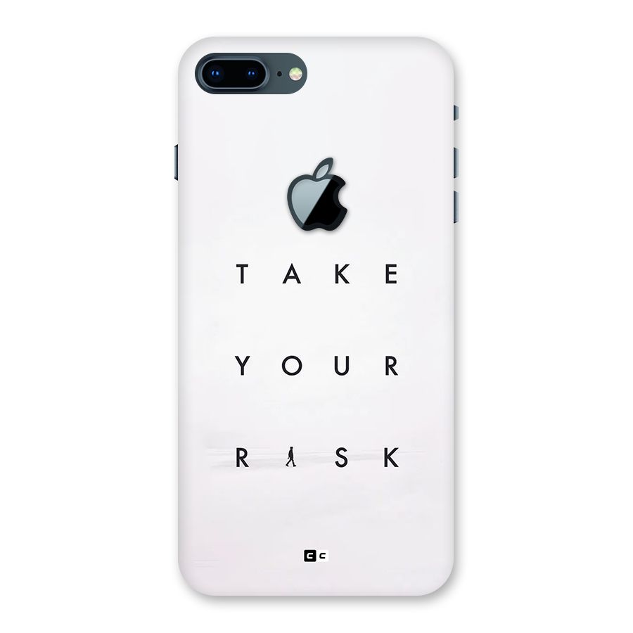 Take Your Risk Back Case for iPhone 7 Plus Apple Cut