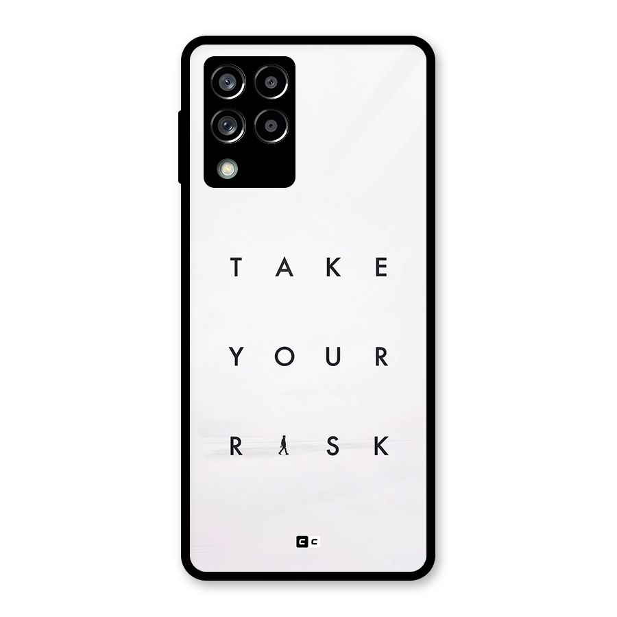 Take Your Risk Glass Back Case for Galaxy M53 5G