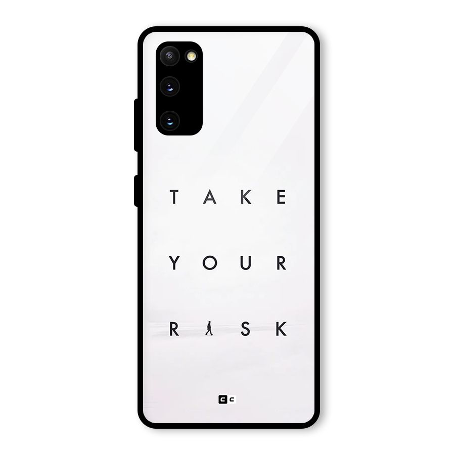 Take Your Risk Glass Back Case for Galaxy S20 FE 5G