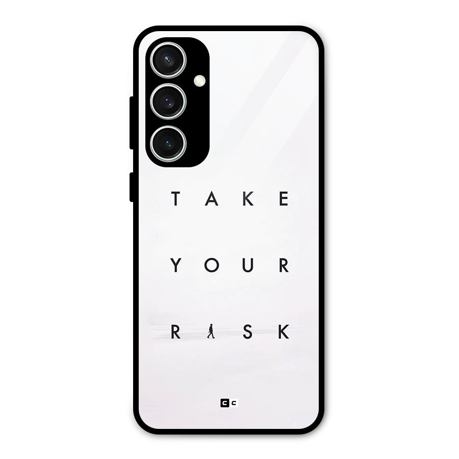 Take Your Risk Glass Back Case for Galaxy S23 FE