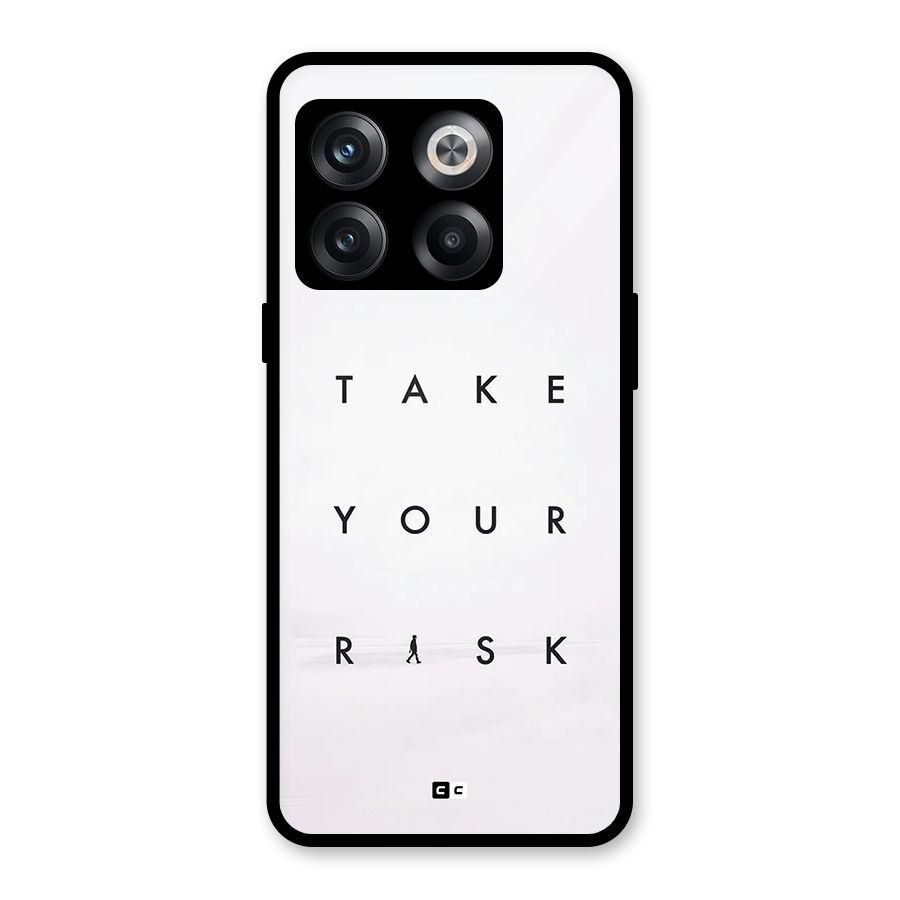 Take Your Risk Glass Back Case for OnePlus 10T