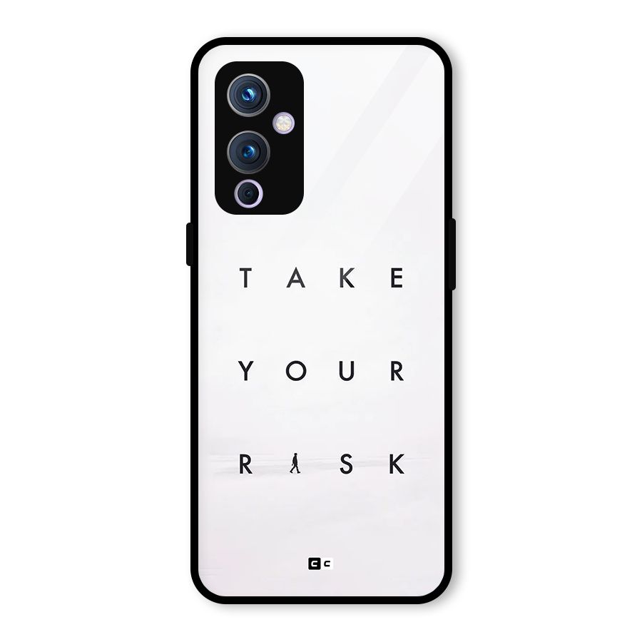 Take Your Risk Glass Back Case for OnePlus 9