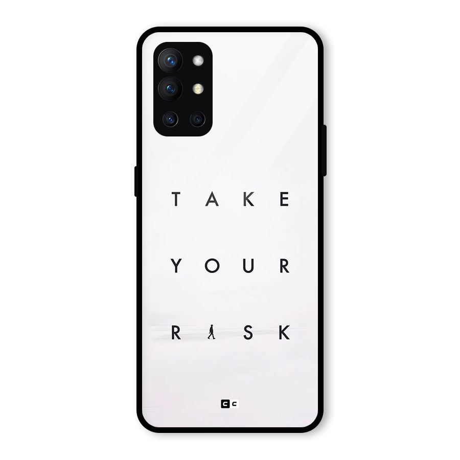 Take Your Risk Glass Back Case for OnePlus 9R