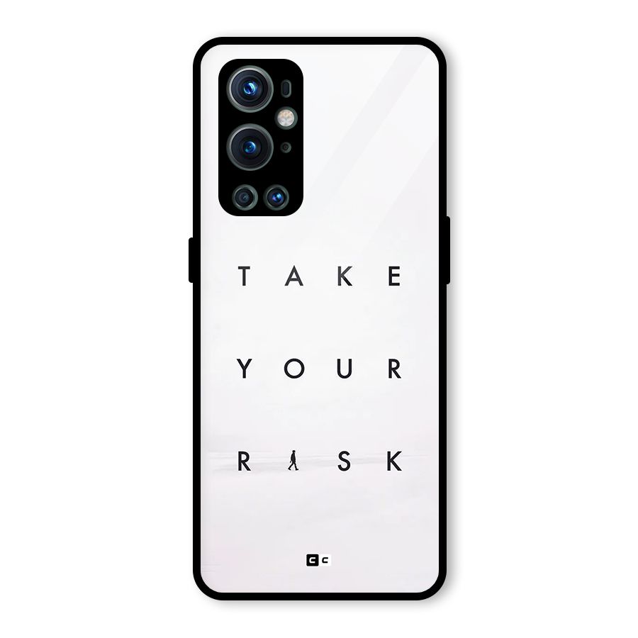 Take Your Risk Glass Back Case for OnePlus 9 Pro