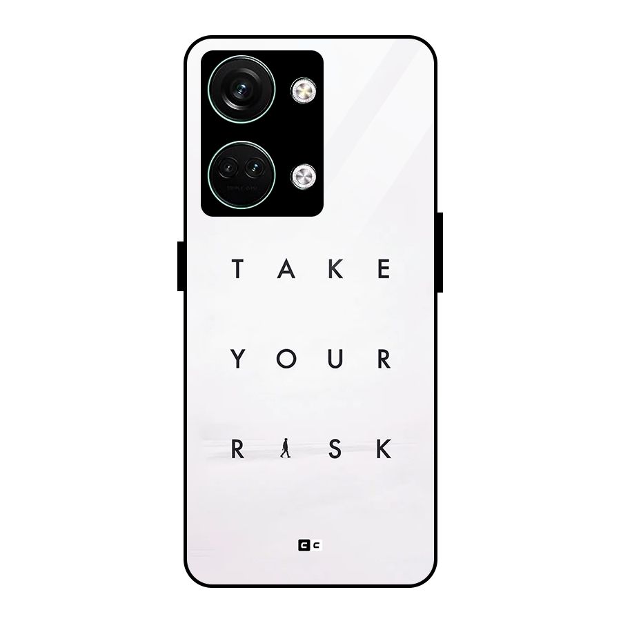Take Your Risk Glass Back Case for Oneplus Nord 3