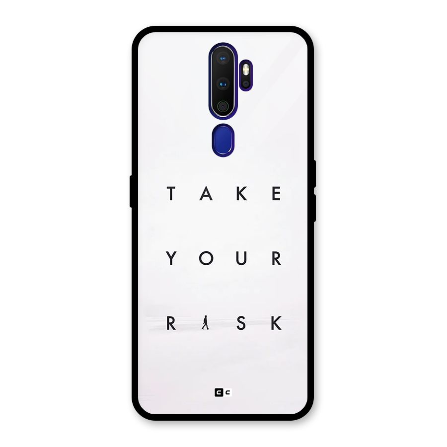 Take Your Risk Glass Back Case for Oppo A9 (2020)