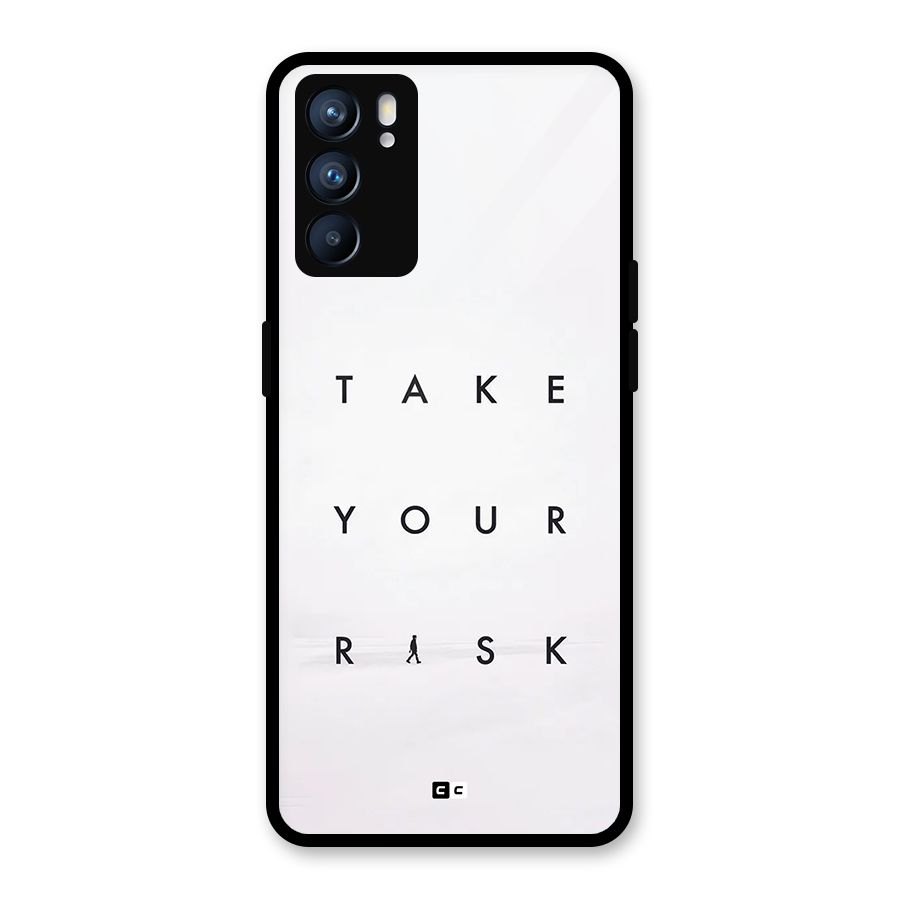 Take Your Risk Glass Back Case for Oppo Reno6 5G