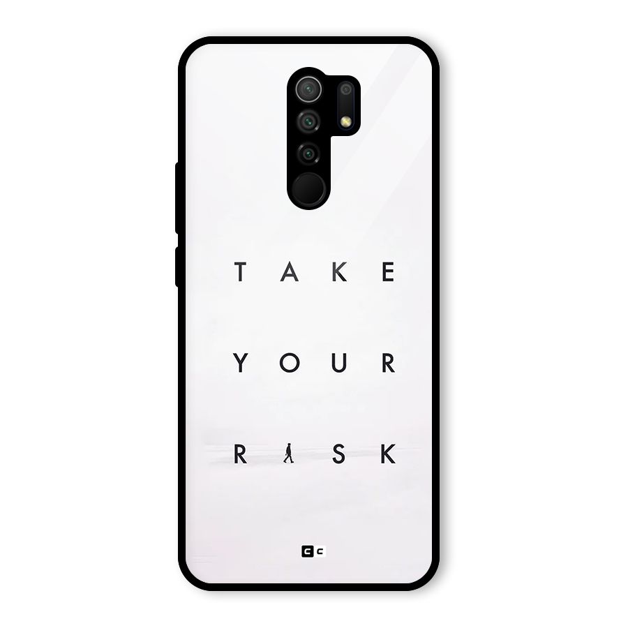 Take Your Risk Glass Back Case for Poco M2