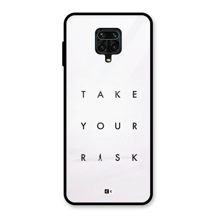 Take Your Risk Glass Back Case for Poco M2 Pro